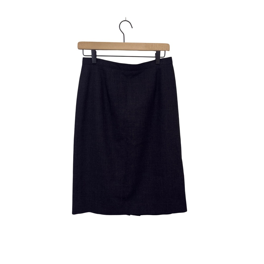 Vintage JH Collectibles Charcoal Gray 100% Wool Pencil Skirt Size‎ 8